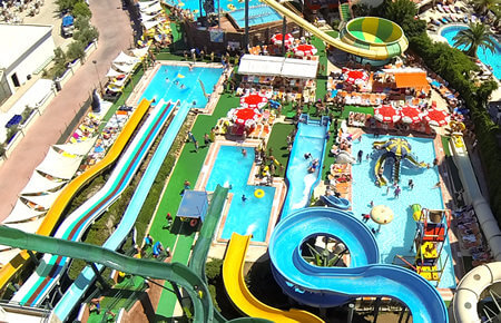 A view from Marmaris Atlantis Water Park